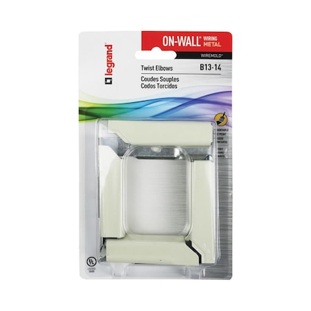 Wiremold B13-14 Elbow Metal Twist Kit - Ivory 32138